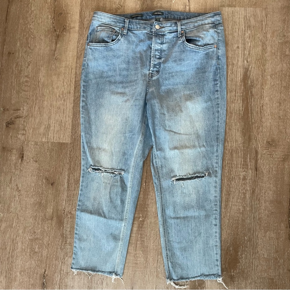 Wild Fable super high straight leg size 17 grunge Cabincore streetwear jeans